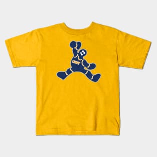 Jumping Indiana Pacers Gingerbread Man Kids T-Shirt